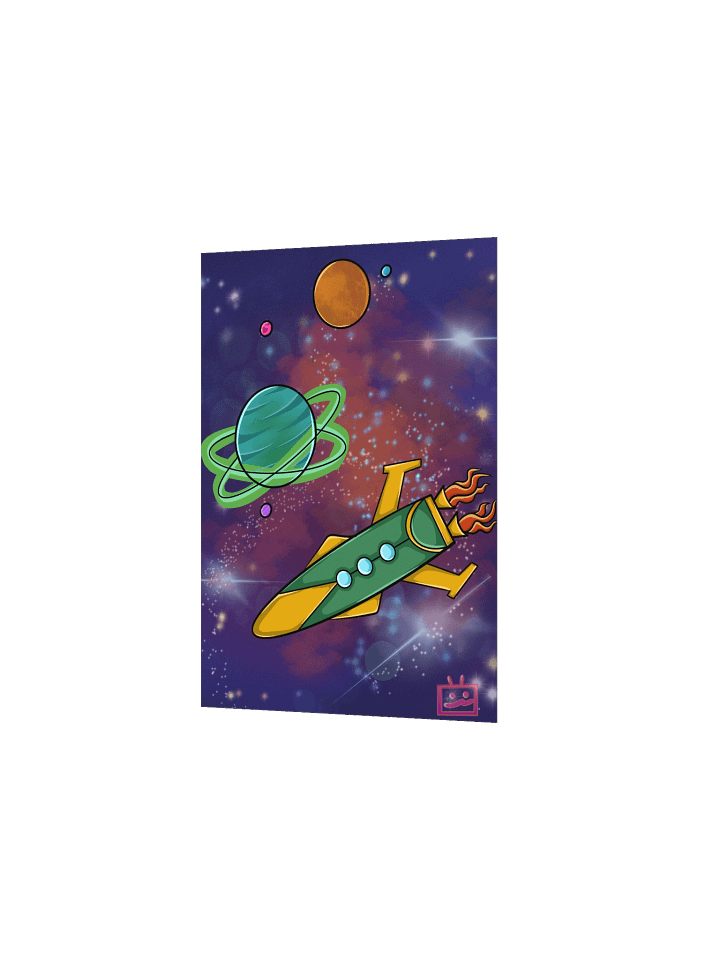 5x7 Space Ship Print product image (2)