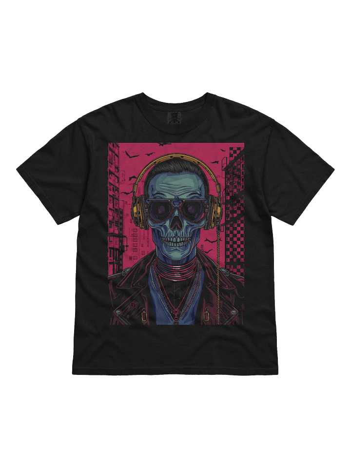 Cyber Skull Rapper Heavyweight T-Shirt product image (1)