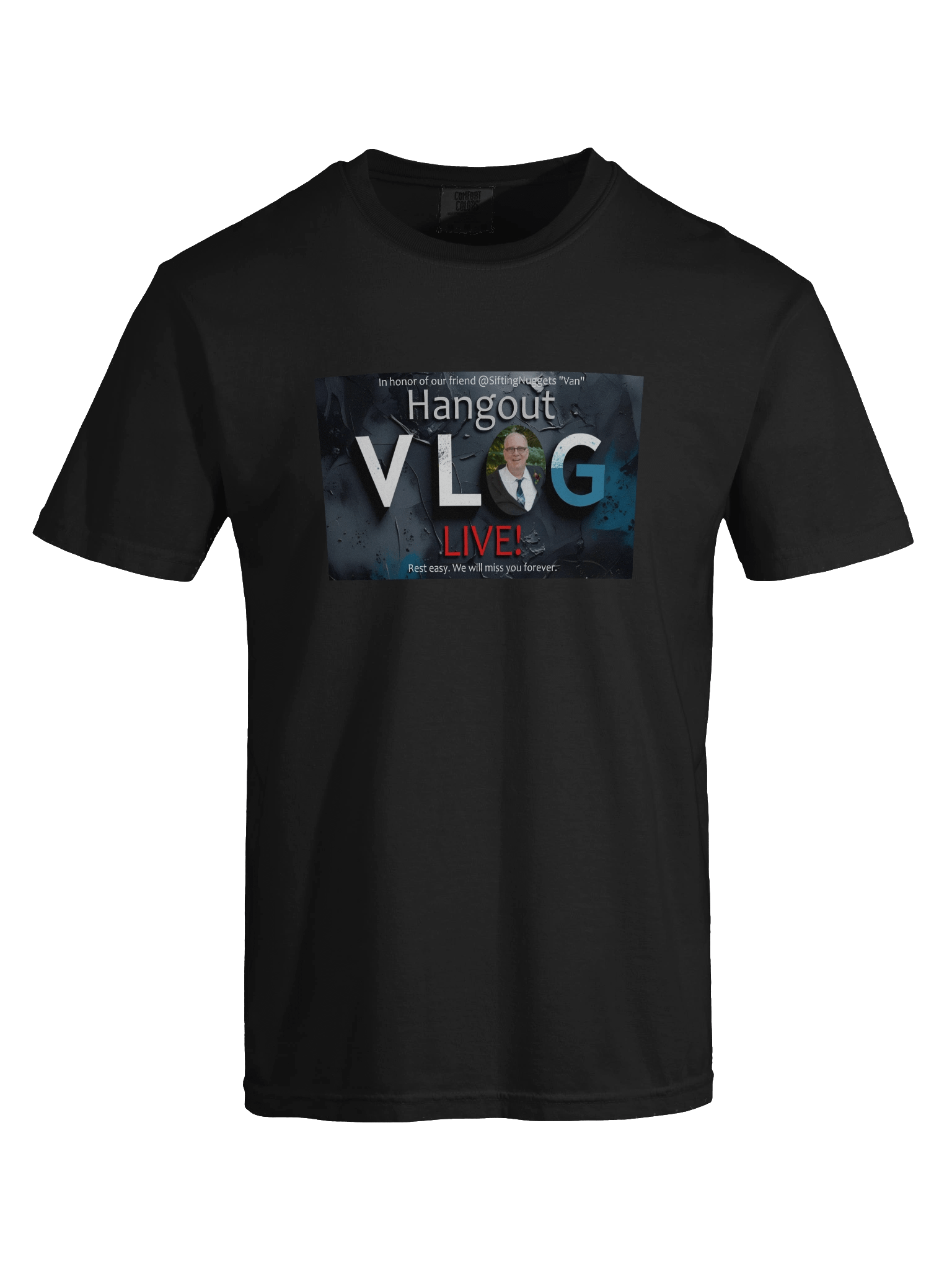 VLOG Hangout Live! T-Shirt - In memory of @SiftingNuggets product image (26)