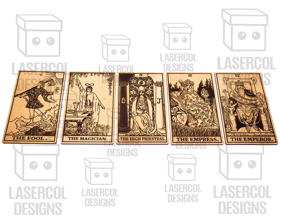 Tarot Cards (Set 1) - Laser Cut Files product image (8)