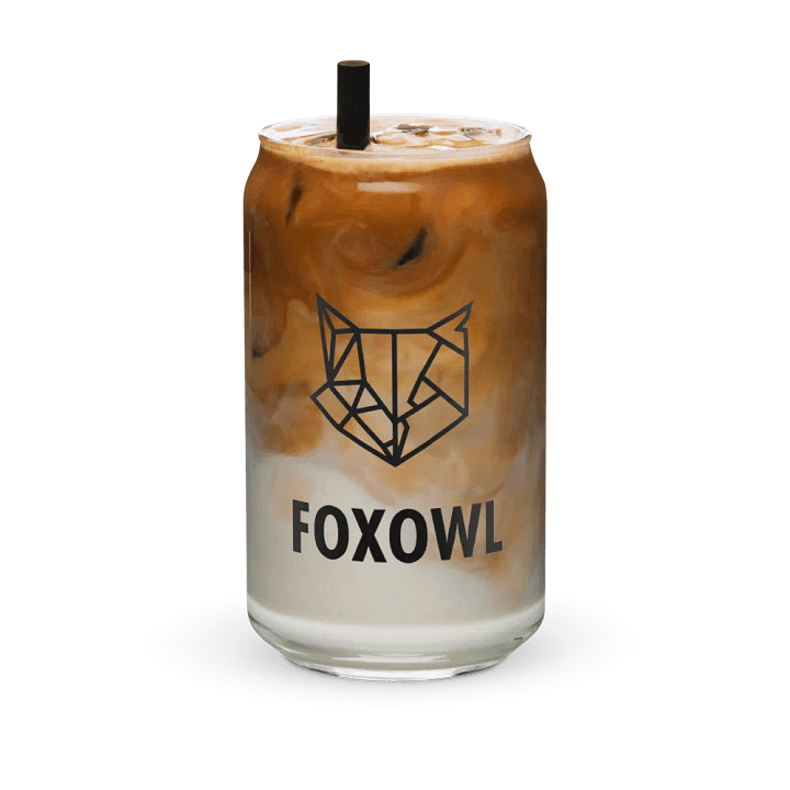 FOXOWL GLASS MUG #1 product image (2)