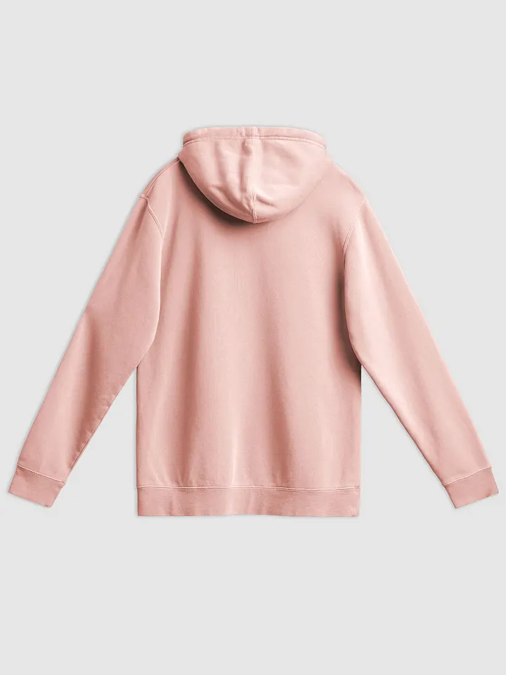 *not* mentally linear (sm. lined design, #6D1616) printed pigment hoodie product image (2)