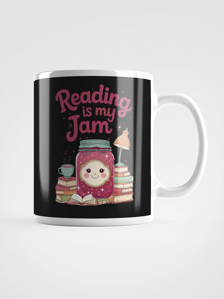 Reading Is My Jam – Cute Book Lover Mug for Readers and Bibliophiles product image (1)