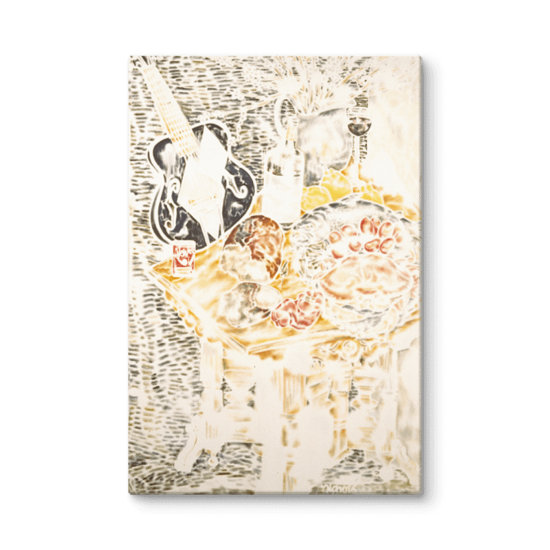 Still Life with Salmon and Crab (1989) on canvas product image (2)