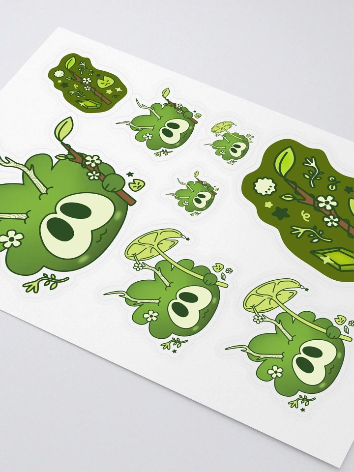 wild forest puffle sticker sheet product image (2)