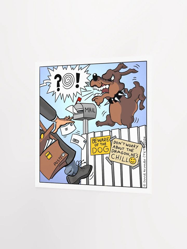 Beware of the Dog - Resident Dragon Poster product image (2)