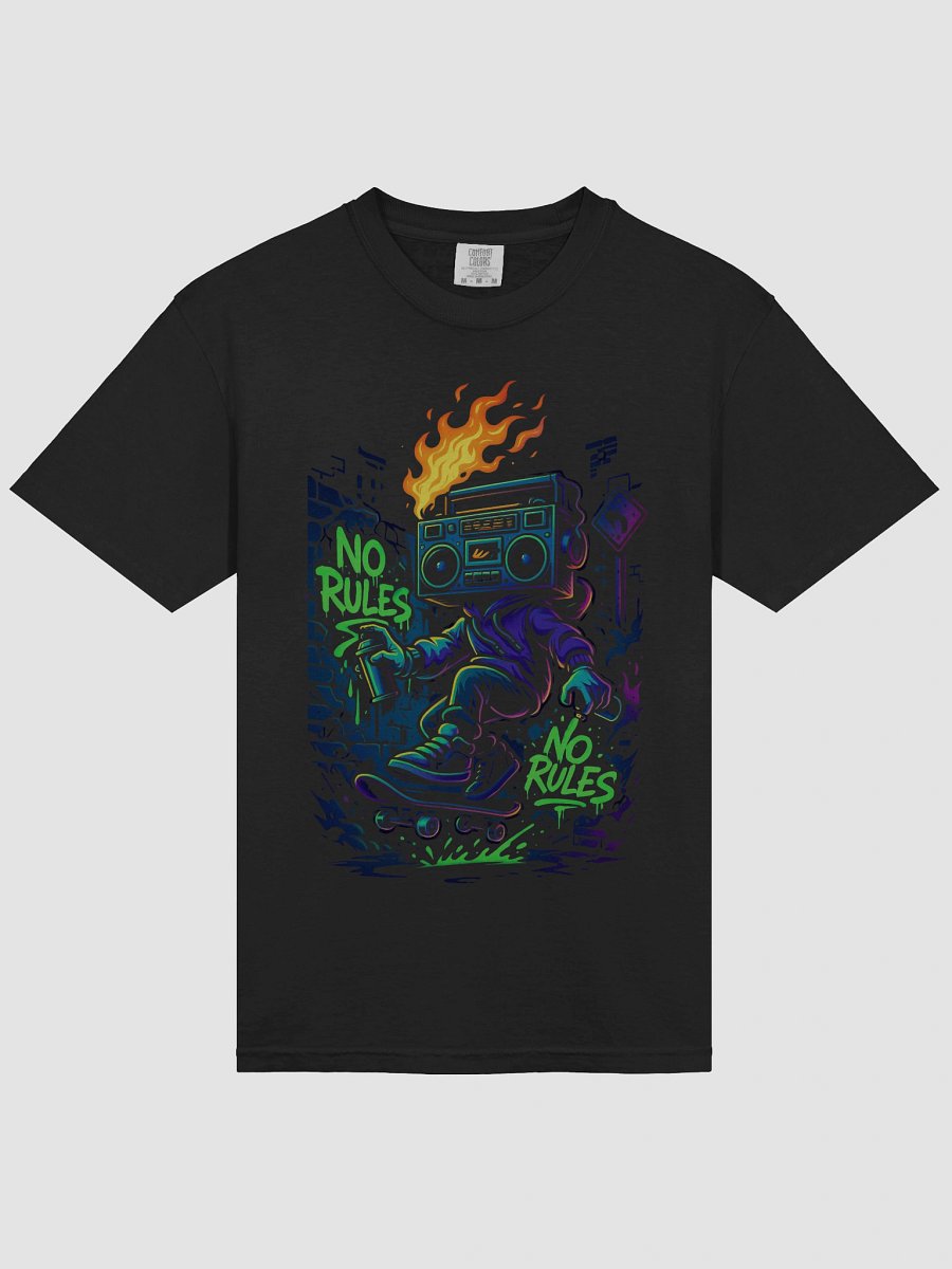 No Rules – Bold Urban Graffiti Text Design product image (3)