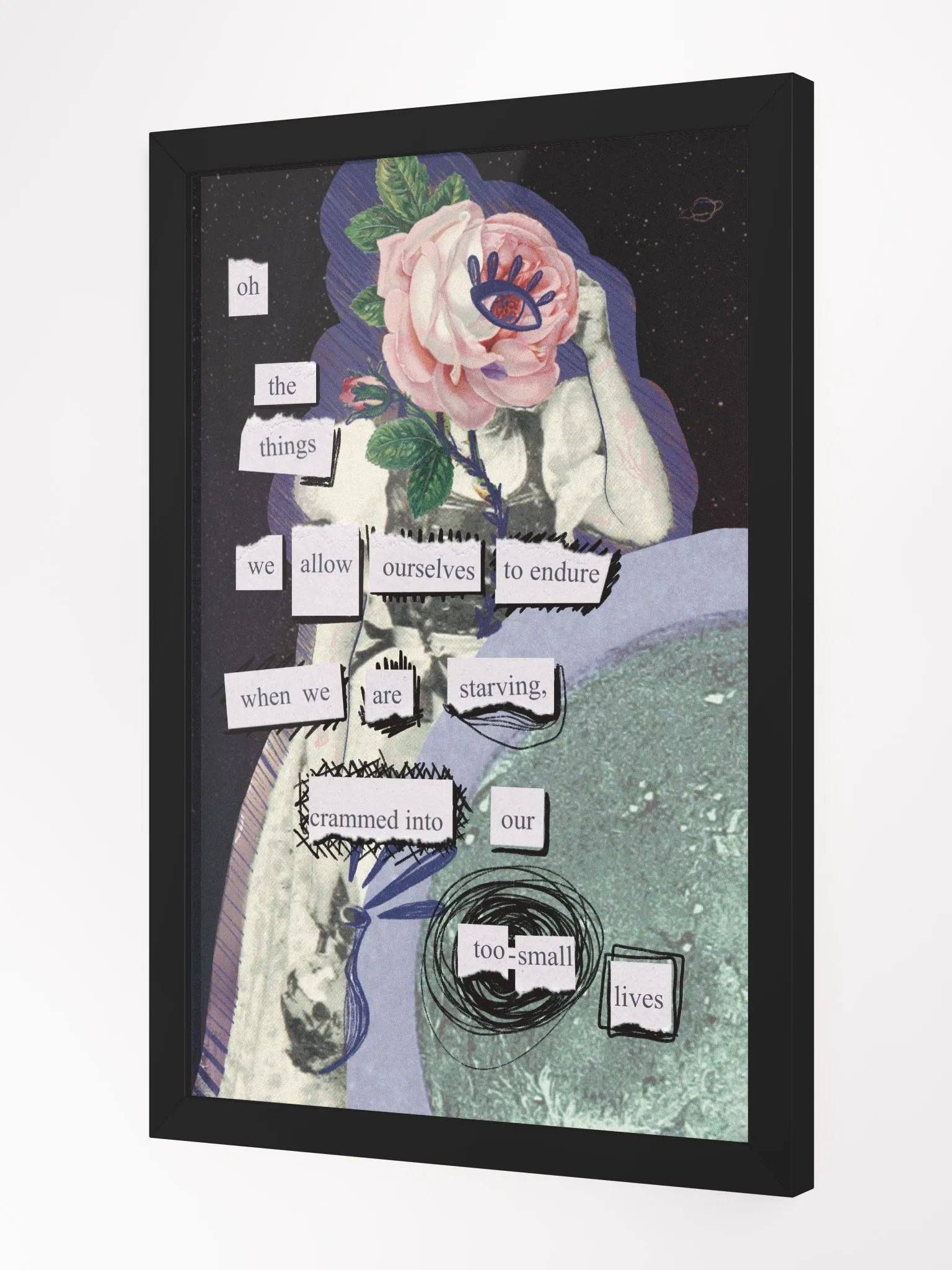 Too-Small Lives Framed Art Print product image (2)