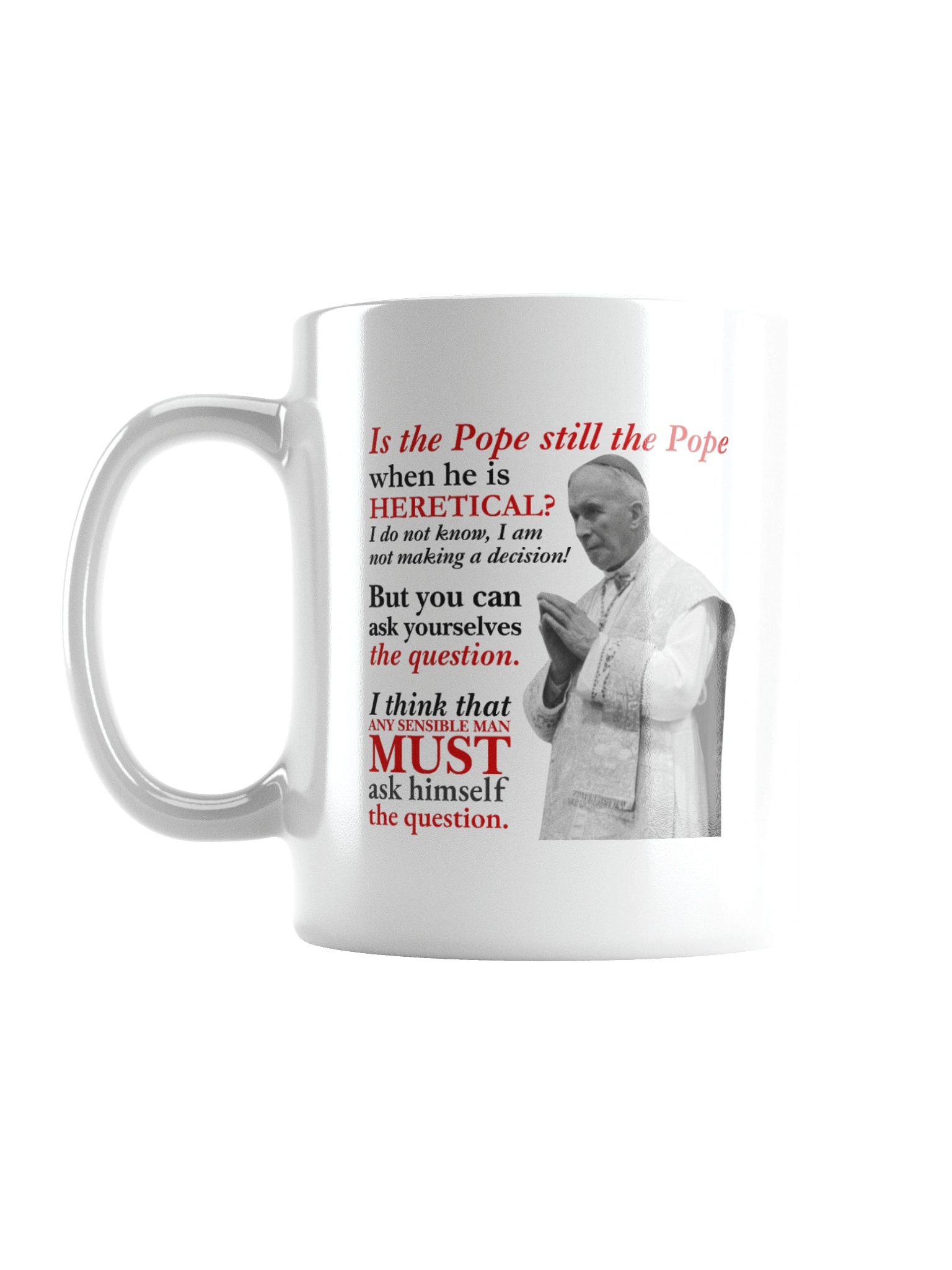 The WM Review 'Archbishop Lefebvre' Mug product image (2)
