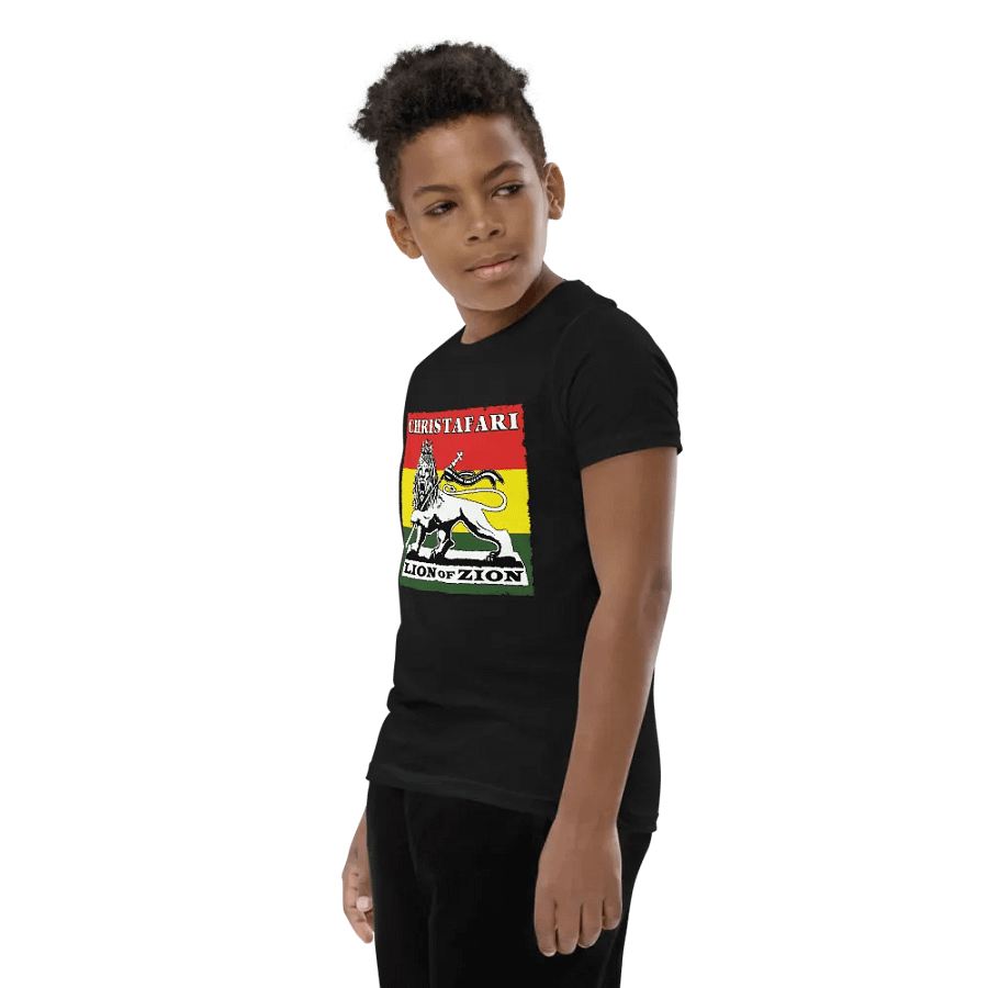 Christafari Kids Lion of Zion Flag T-Shirt product image (19)