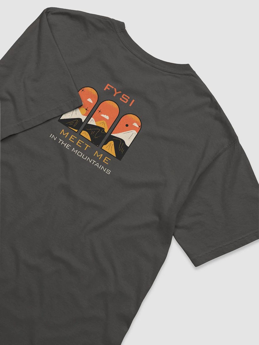 Meet me in the Mountains organic cotton t-shirt product image (16)