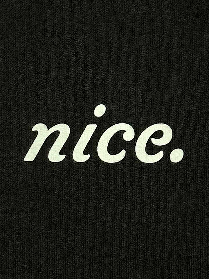 Nice. Classic Black Tee product image (2)