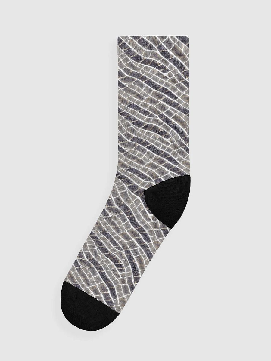 Grey Snake Skin Socks product image (1)