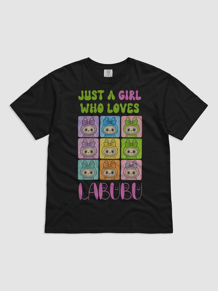 Just a Girl Who Loves Labubu T-Shirt – Rainbow Kawaii Tee product image (1)