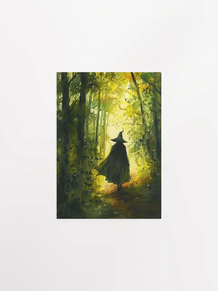 Watercolor Forest Witch Ethereal Art Print product image (26)