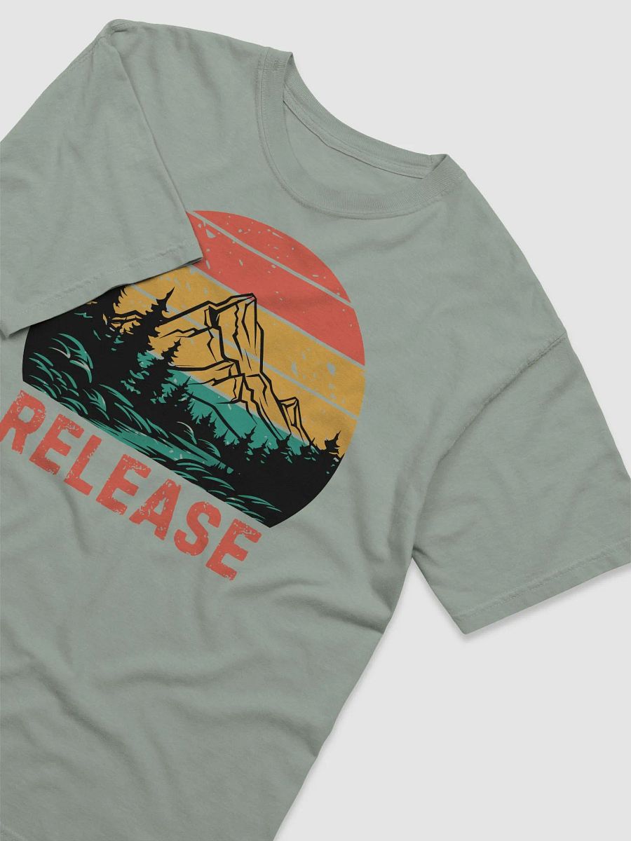 Release Vintage Sunset Mountain Lake Forest T-shirt product image (32)