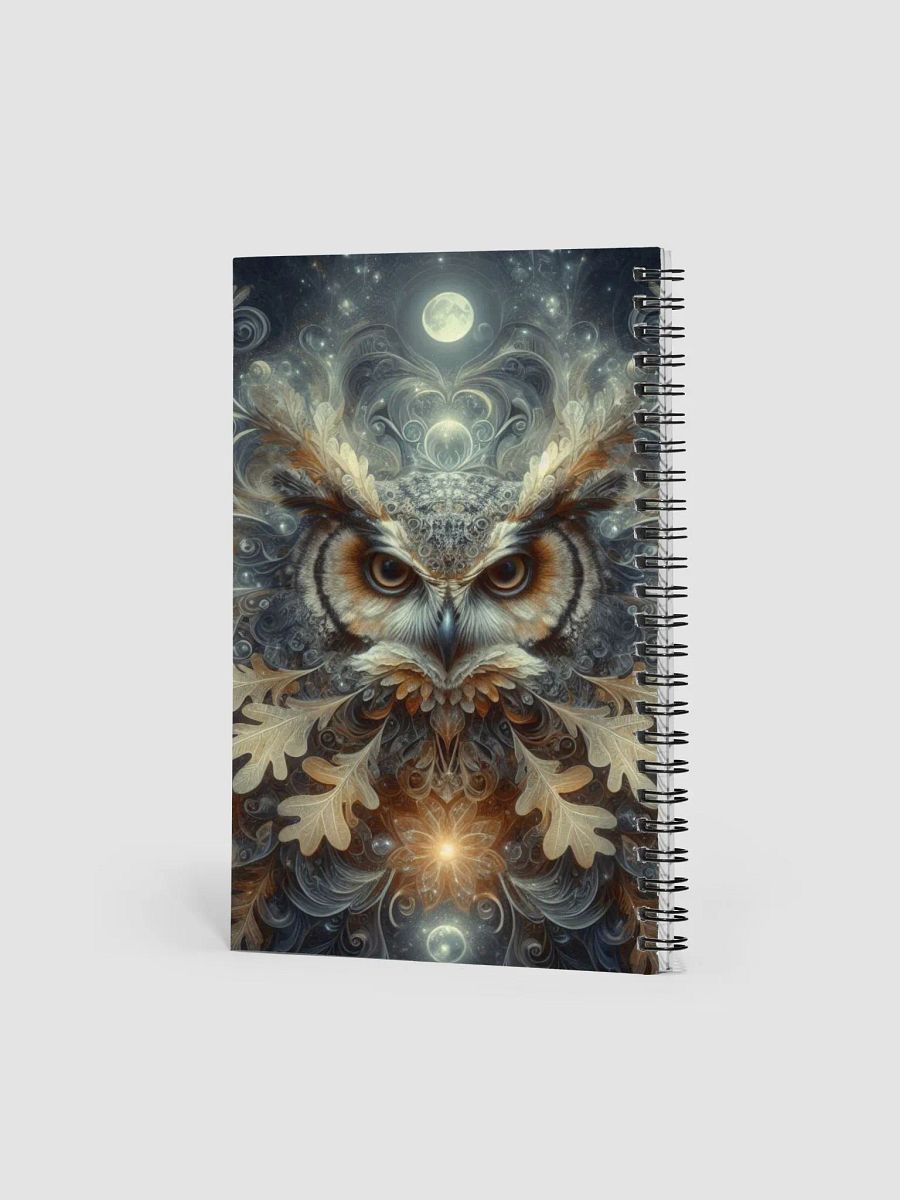 Celestial Owl Wisdom Spiral Notebook product image (2)