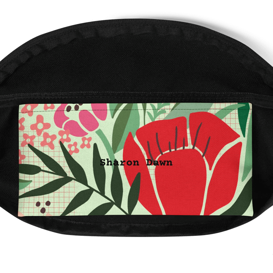 Botanical Bliss All-Over Print Fanny Pack product image (9)