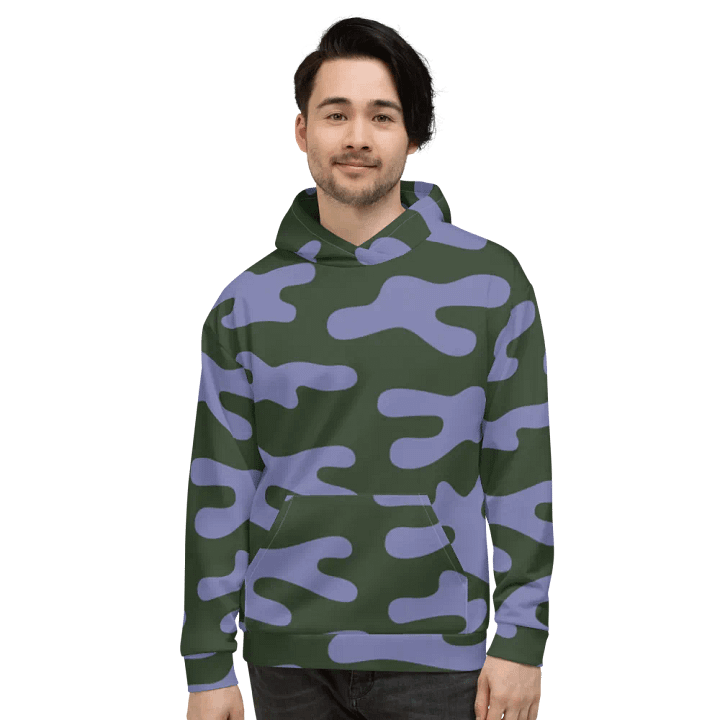 camoflauge print unisex hoodie product image (2)