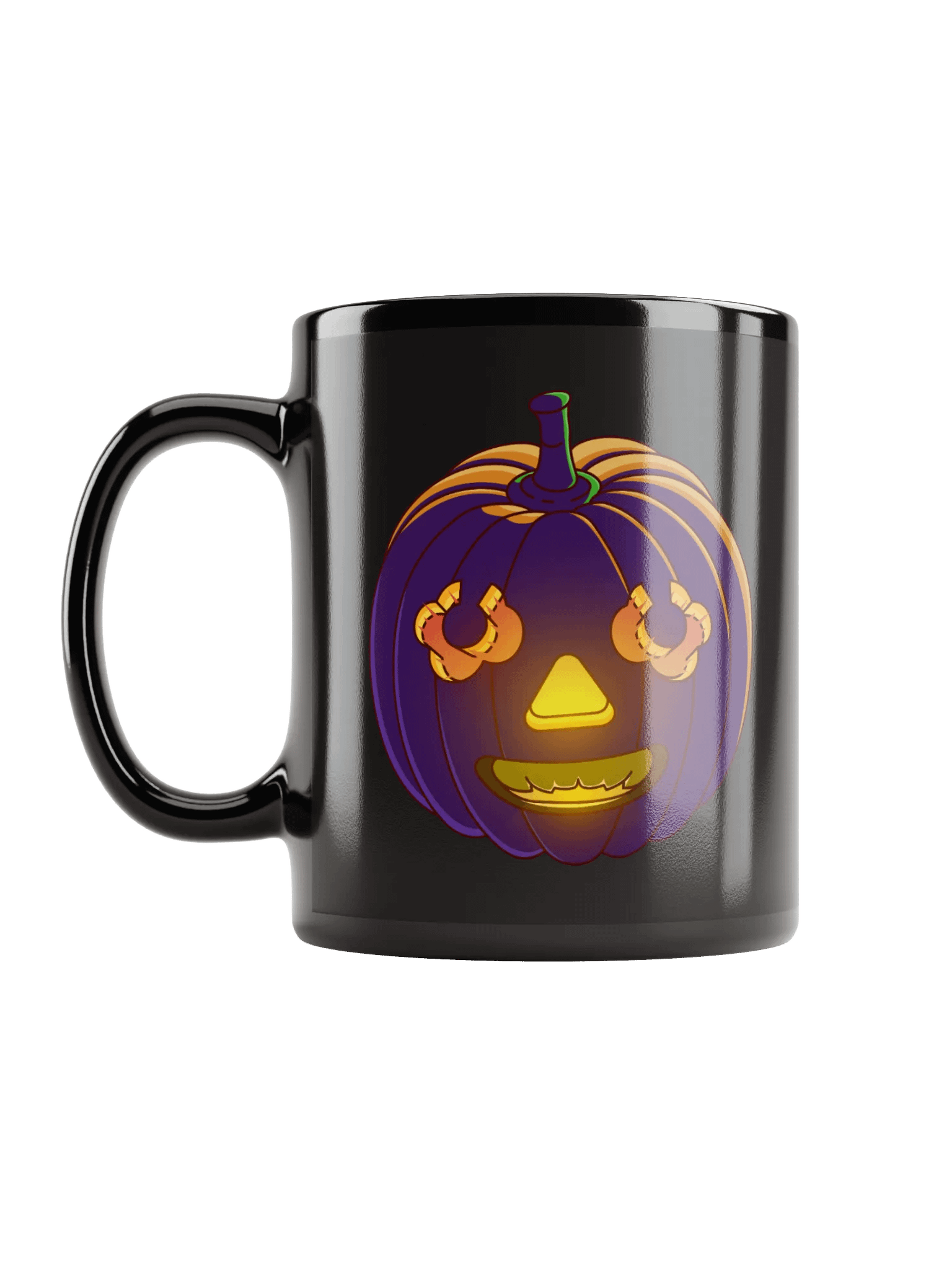 Flame pumpkin - Black mug product image (2)
