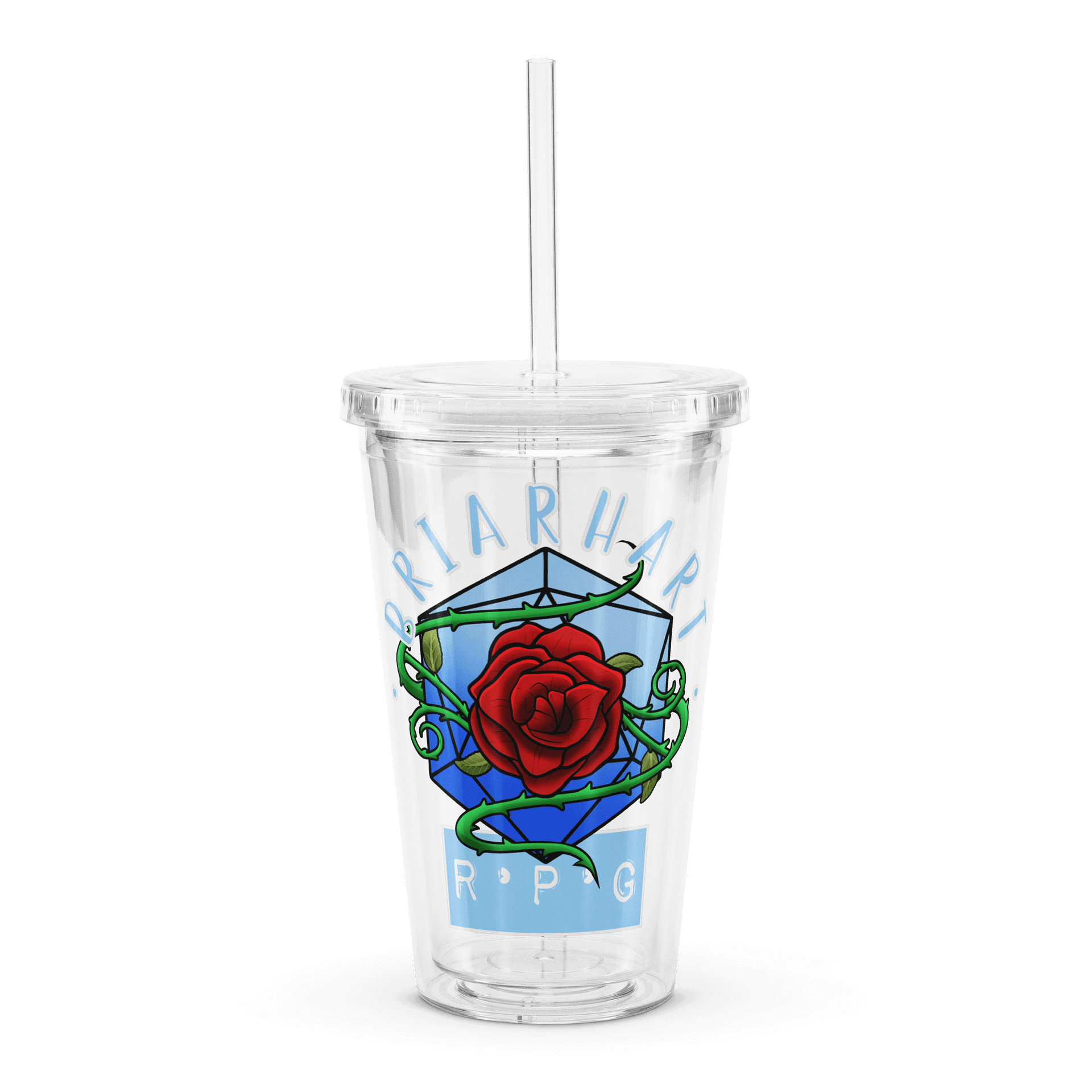 BriarHart RPG Clear Plastic Tumbler product image (1)
