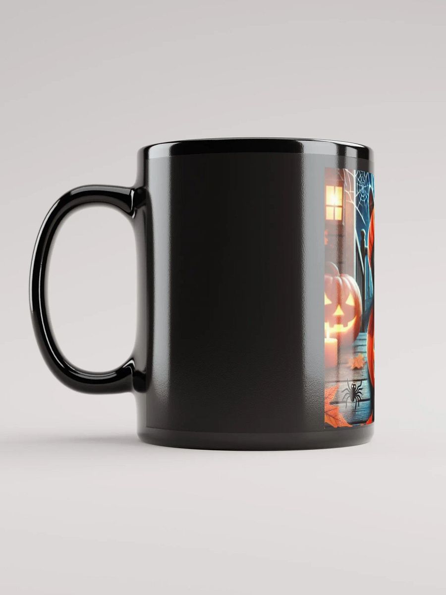 Black Glossy Mug featuring a Cute Cat product image (6)
