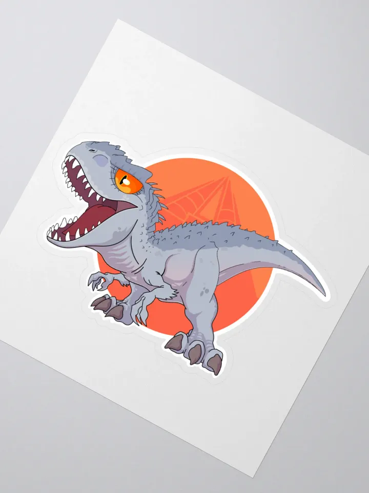 Fierce Dino Kiss Cut Stickers product image (2)