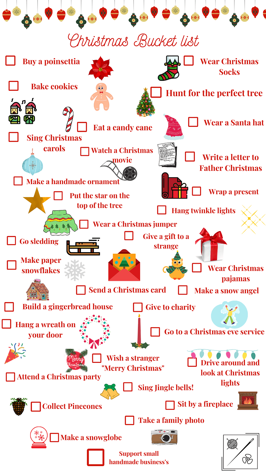 Cheesy Christmas Cracker Jokes and Bucket List product image (2)