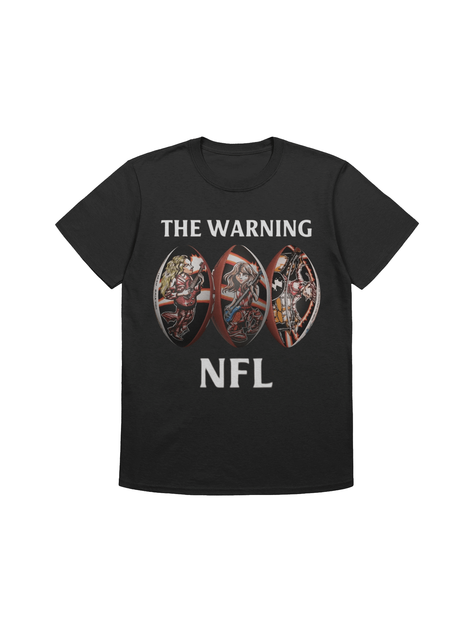 Musical Footballs NFL T-Shirt product image (1)