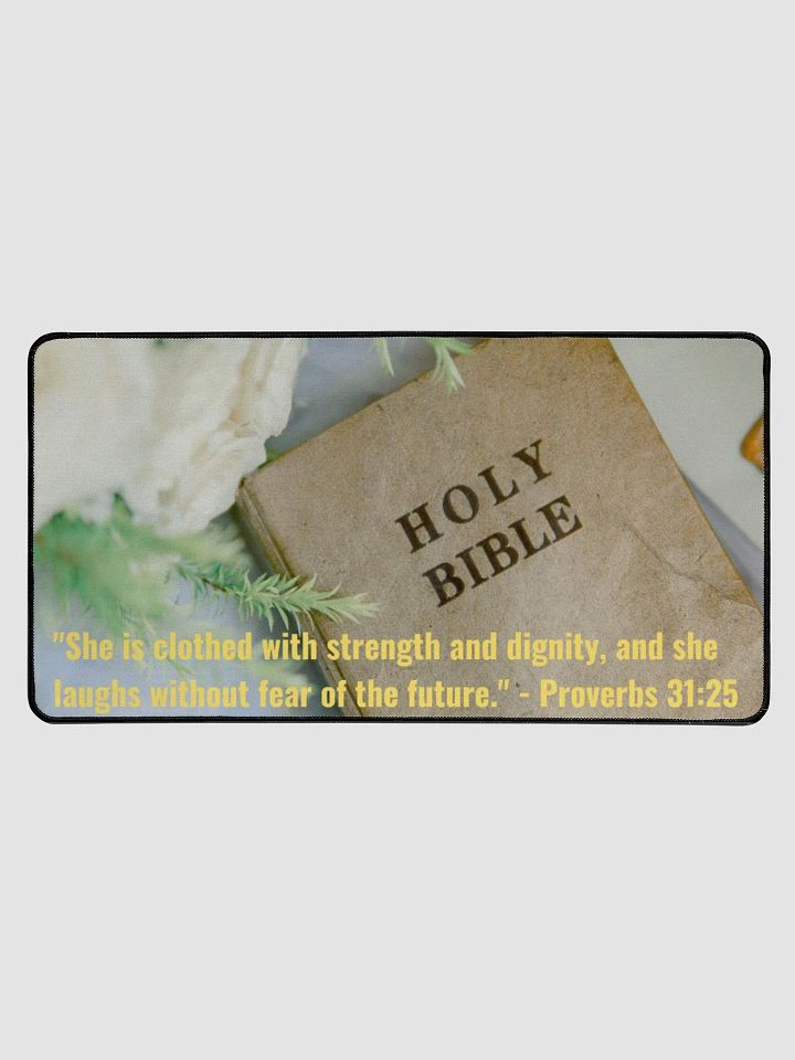 Bible Strength and Dignity Desk Mat product image (1)