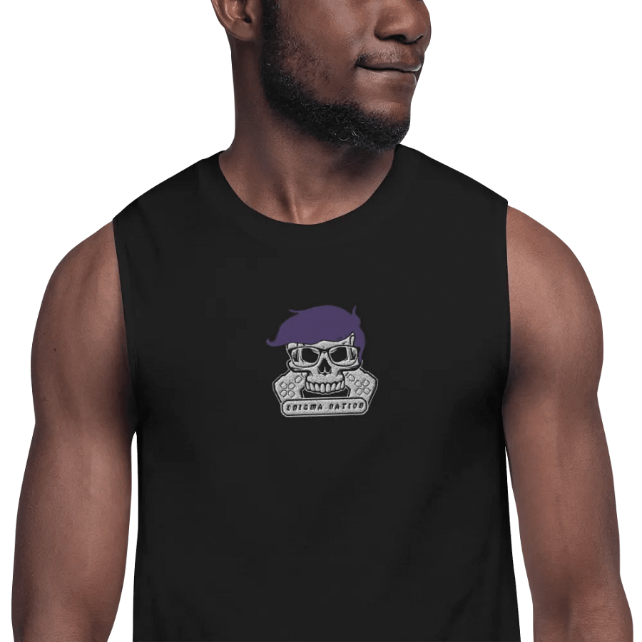 Enigma Nation Bella+Canvas Muscle Tank (EMBRODERED) product image (7)