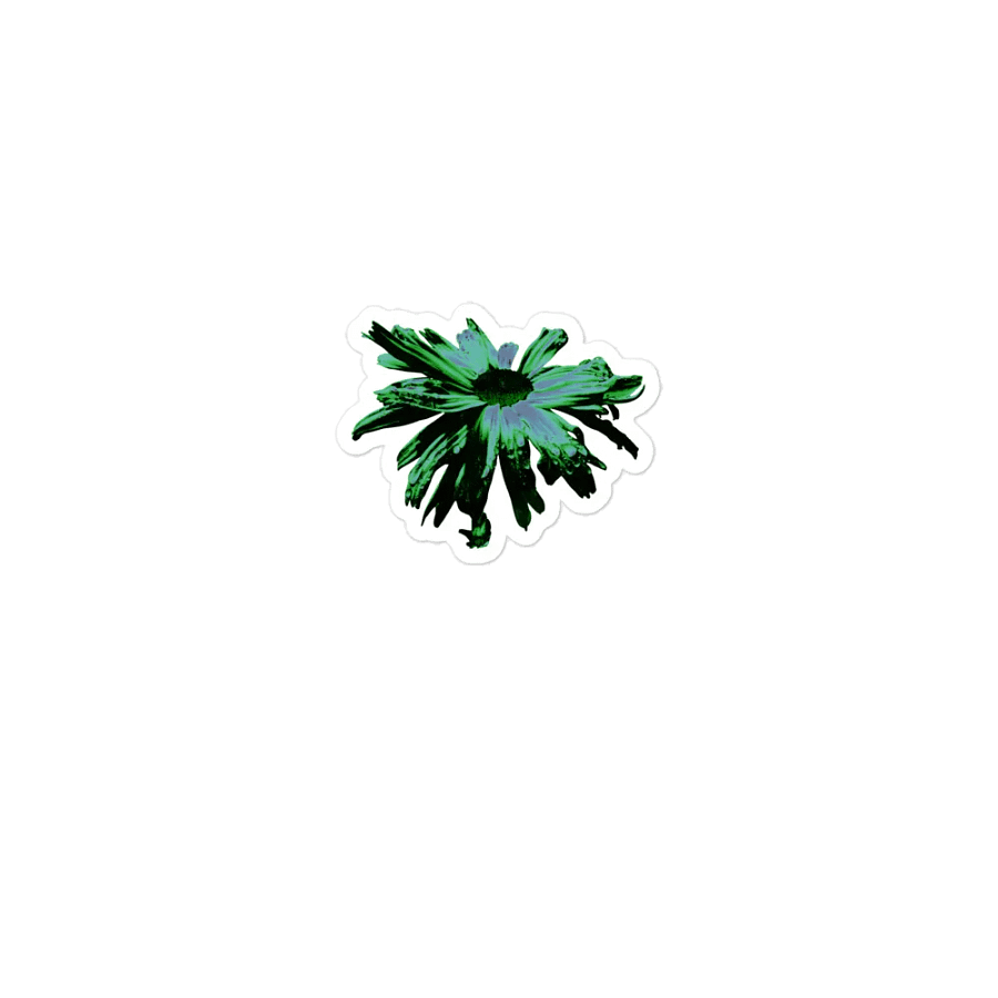 Abstract Green Floating Daisy product image (5)