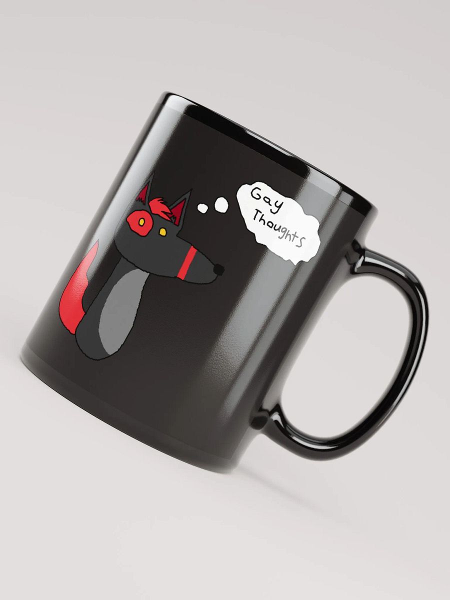 Gay Thoughts Black Glossy Mug product image (7)