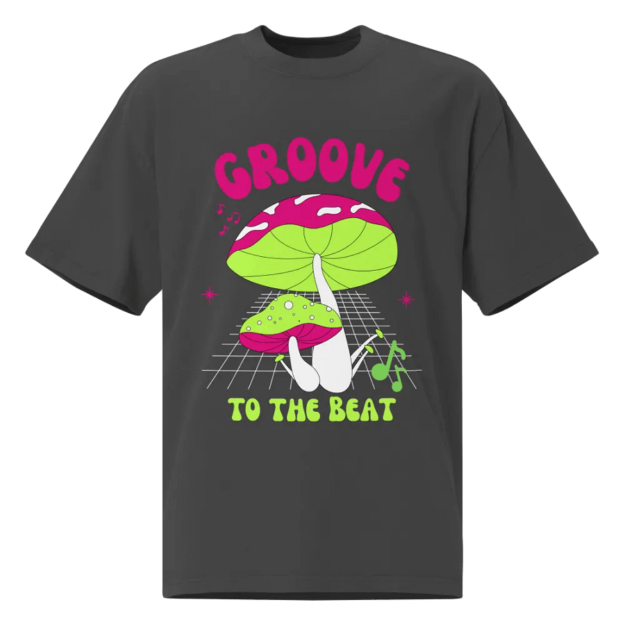 Groove to the beat oversized T-shirt product image (2)