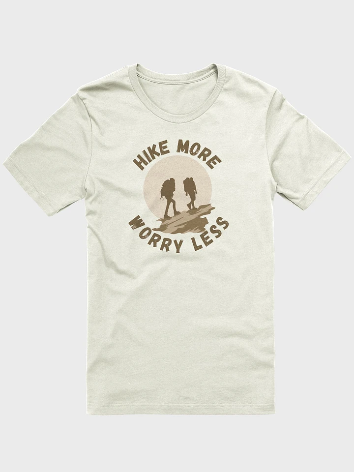 Hike More, Worry Less Light Unisex Jersey Short Sleeve Tee product image (6)