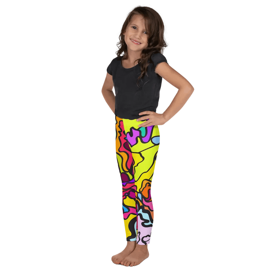 Energize in Color Kids Leggings - Wave at Sunset product image (4)