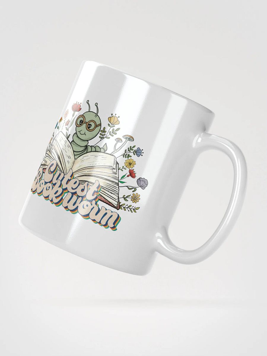 Cutest Bookworm Mug – Whimsical Book Lover Gift product image (3)