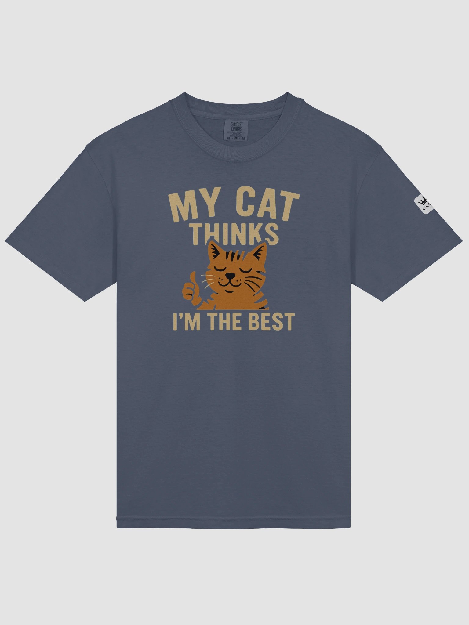 My Cat Thinks I'm The Best Graphic T-Shirt product image (3)