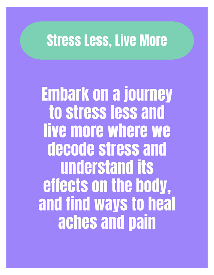 Stress Less Live More product image (1)