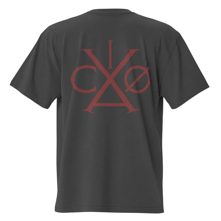 VACIO Logo back Oversized Faded T-Shirt product image (1)
