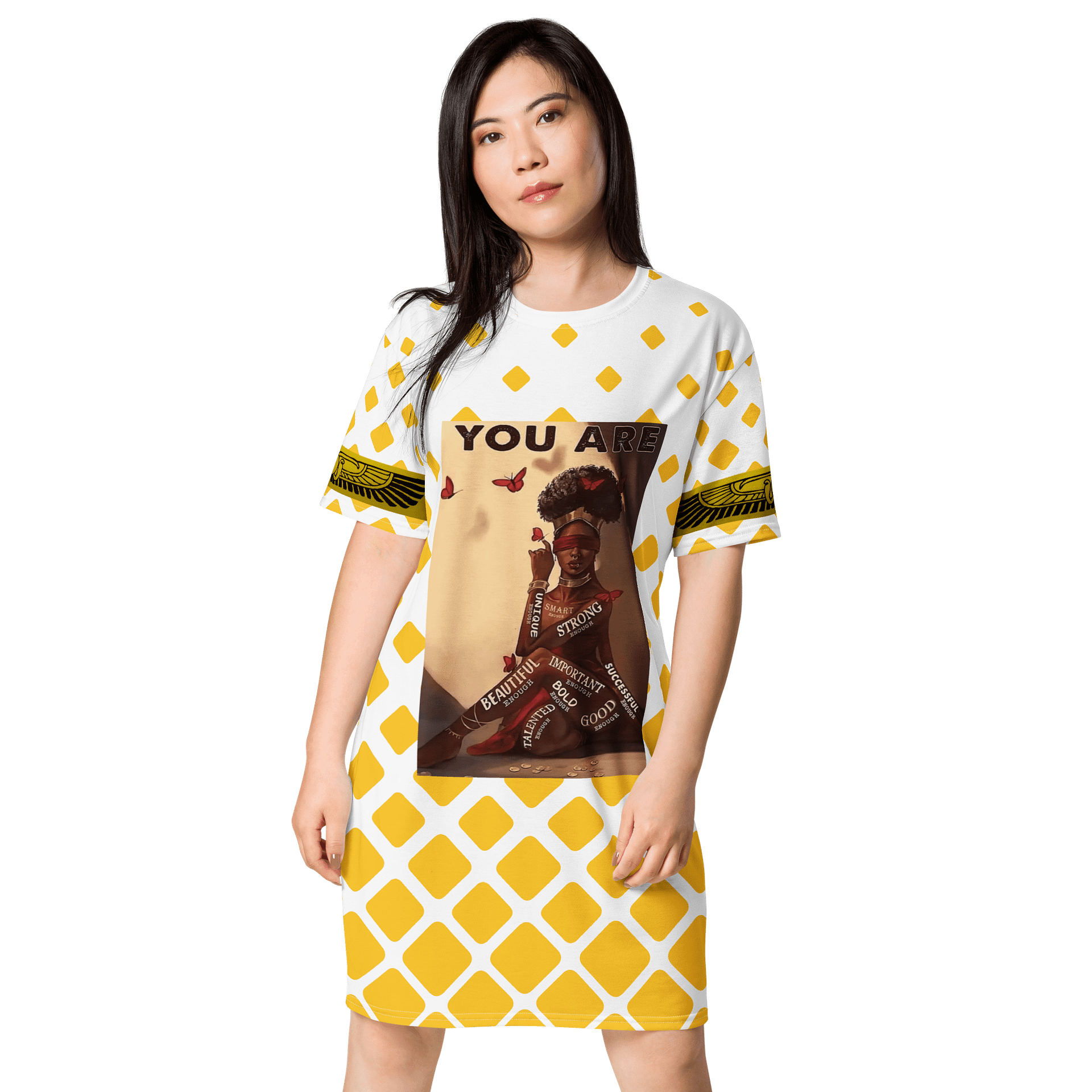 Empowerment Affirmations T-Shirt Dress product image (1)