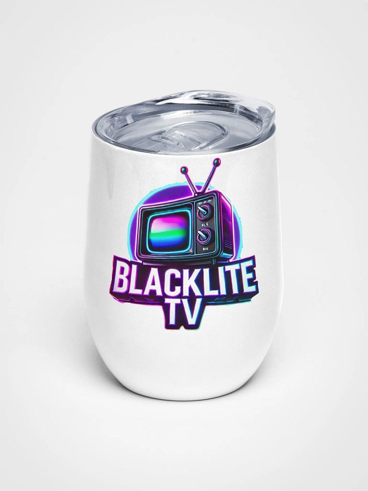 BlackLite TV Neon Retro Wine Tumbler product image (1)