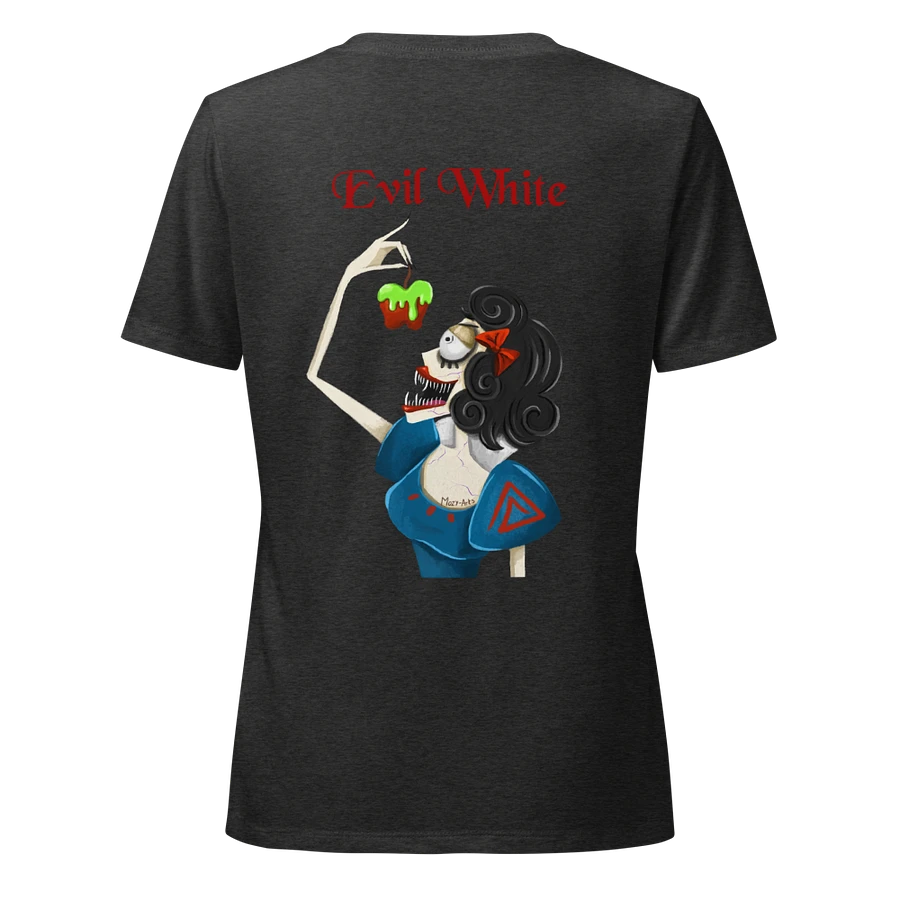 Evil White V neck t-shirt product image (1)