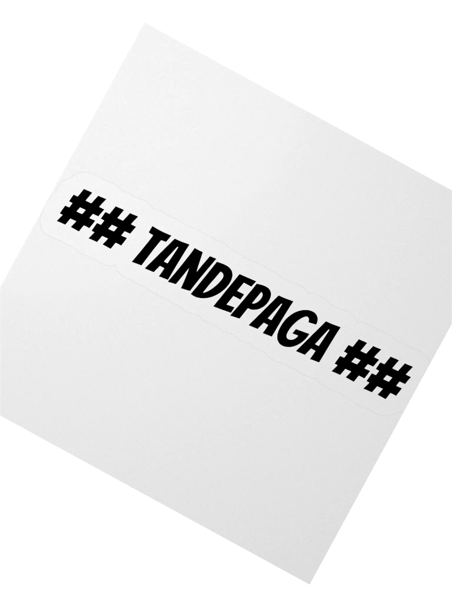 Tandepaga Sticker product image (3)