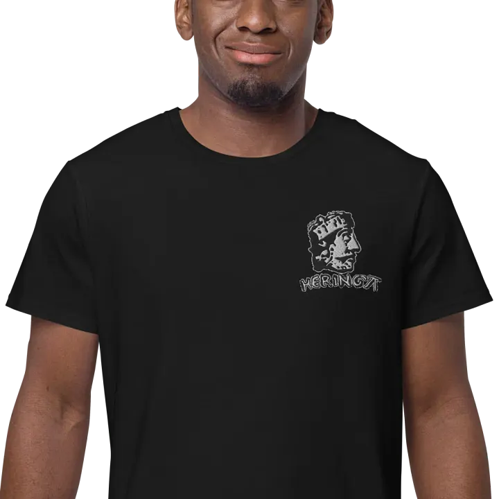 HERINGA LOGO EMBROIDERED PREMIUM COTTON T-SHIRT product image (1)