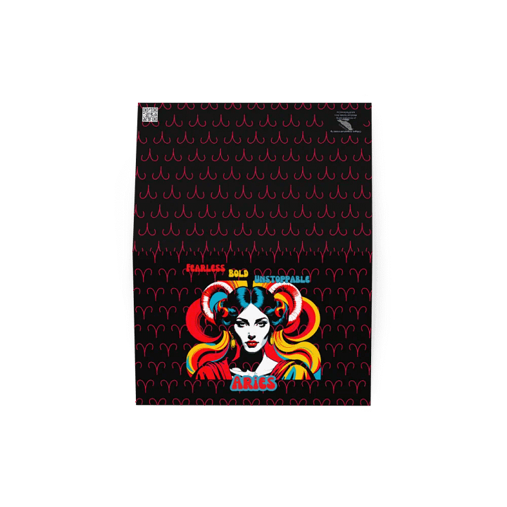 Aries 2025, Fearless, Bold, Unstoppable, Greeting Card product image (4)