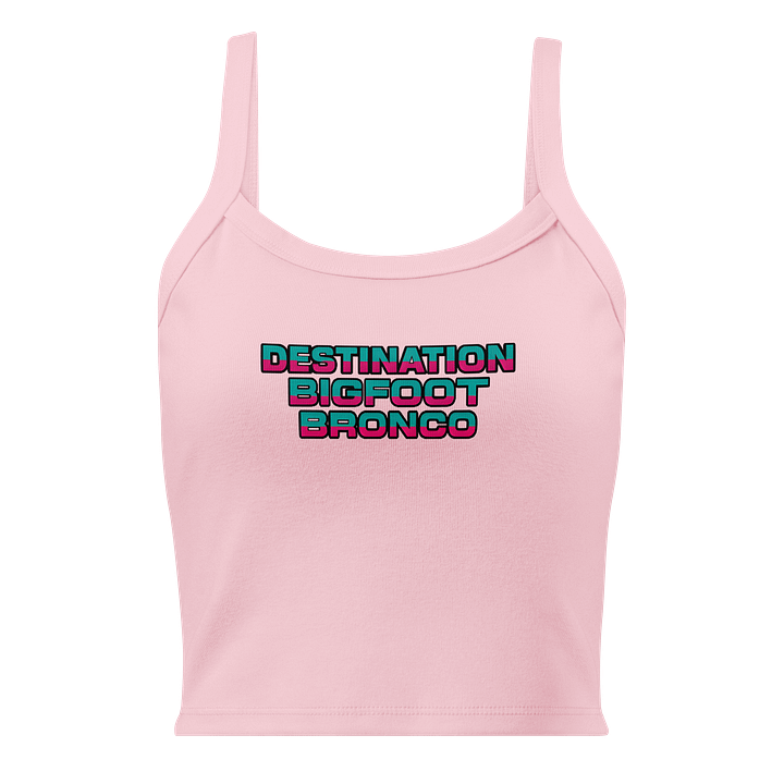 2025 Bronco Beach Bash Ocean City / Destination Bigfoot Bronco Collab | Full Full Frontal Women's Bella + Canvas Micro-Rib Tank Top (Multiple Colors Available) product image (1)
