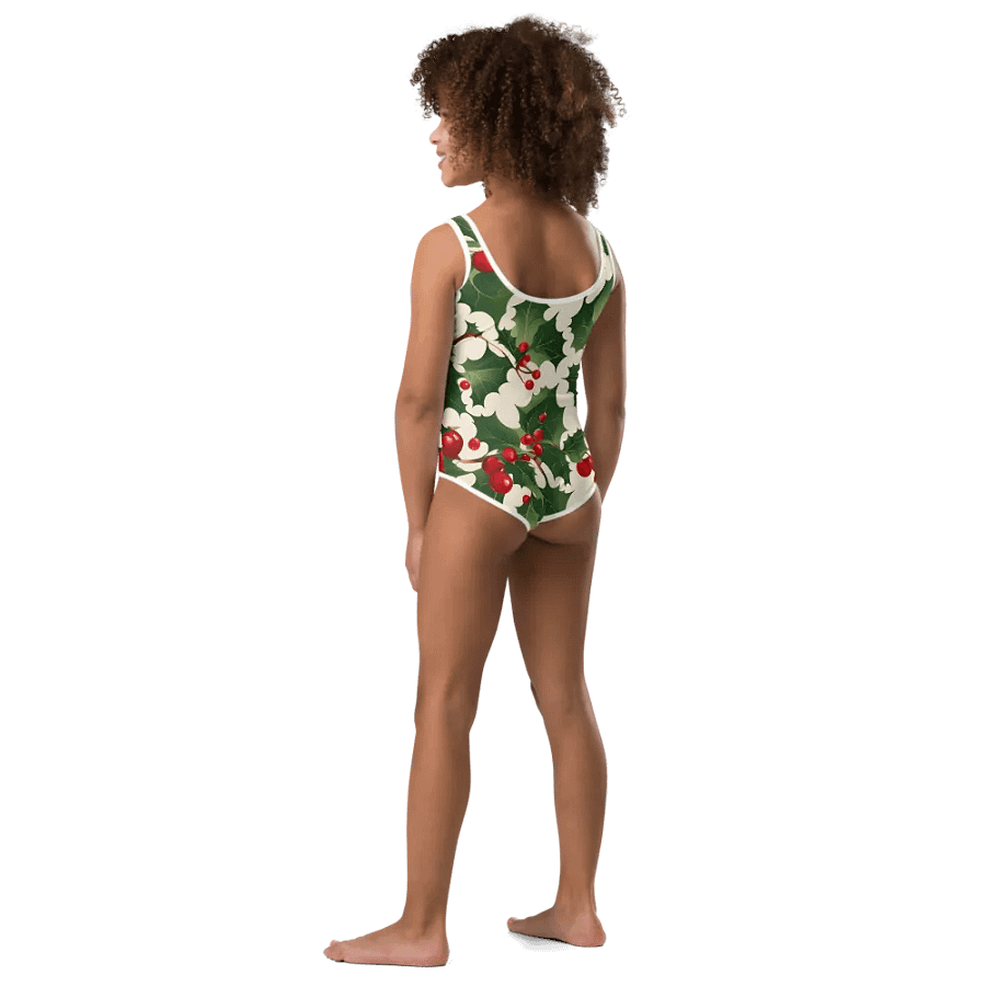 Festive Holly Kids Swimsuit product image (9)