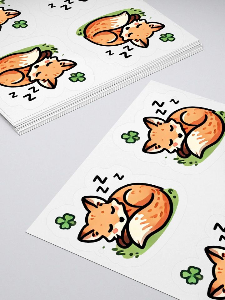 Cloverfoxgirl - The Sticker (Sleepy Grill Edition) product image (1)