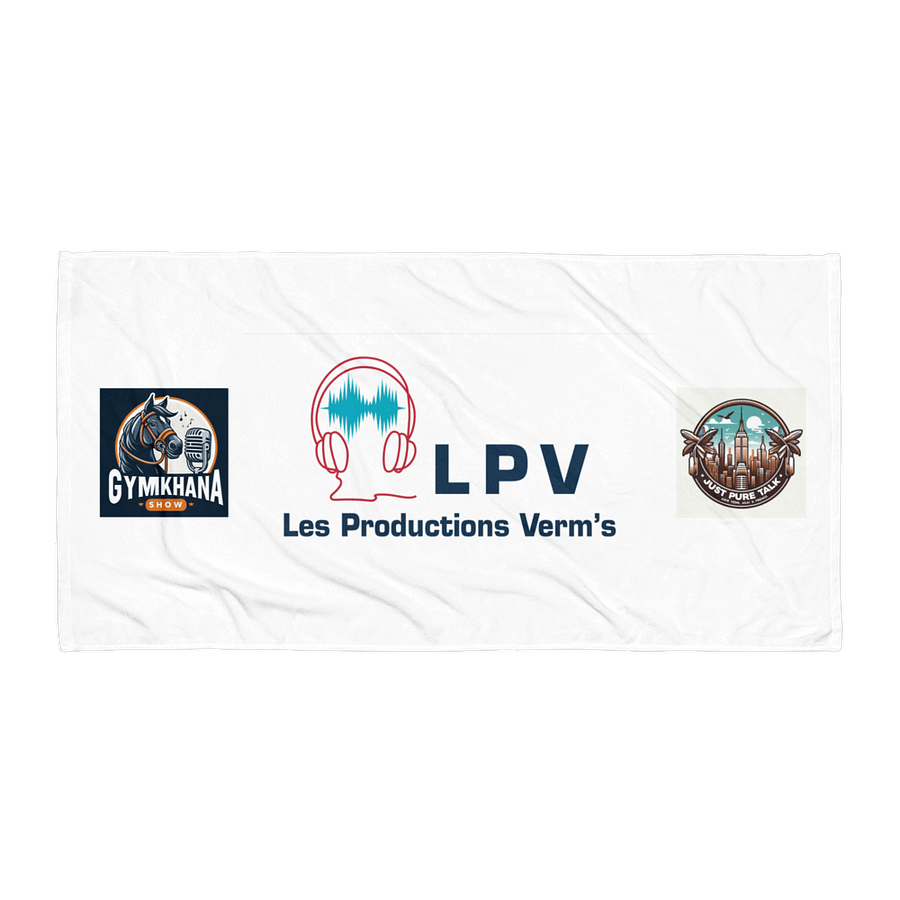 Serviette de Plage LPV Podcast - LPV Podcat Beach towels - product image (1)